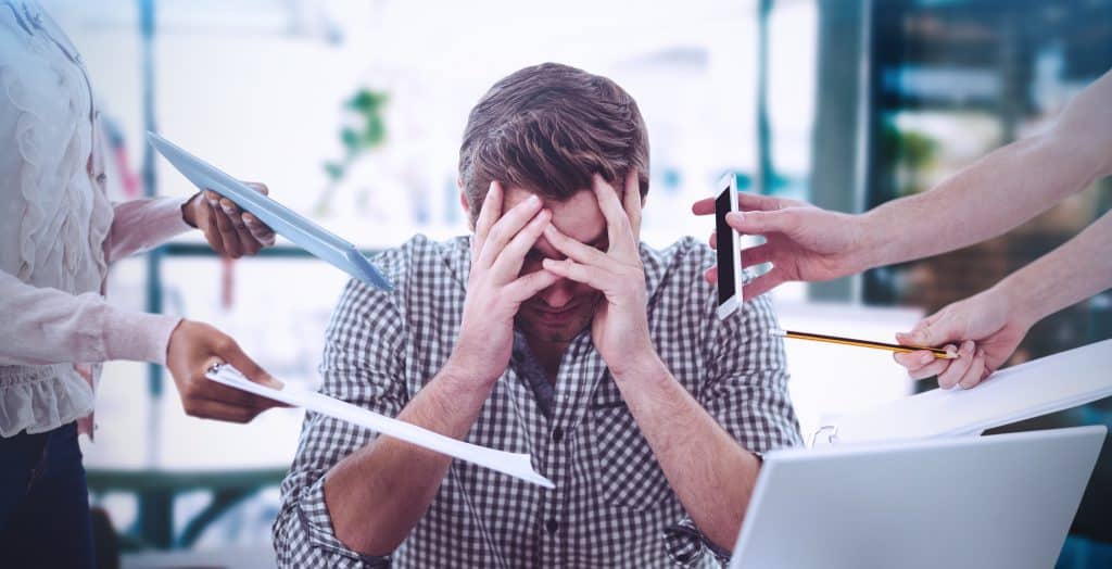 Büroalltag Baubranche stress Stress Büro Bau
