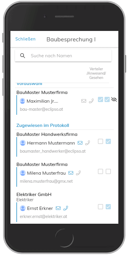 Protokollpunkte