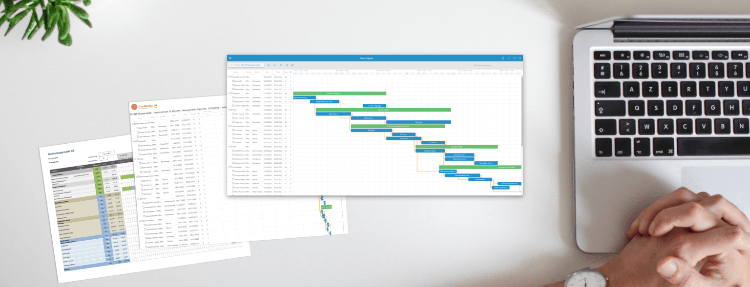 Hausbau Zeitplan Header