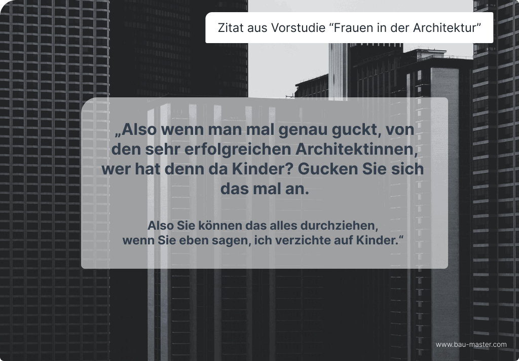 Frauen in der Architektur und Kinder