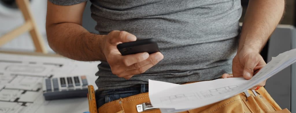 construction app - header