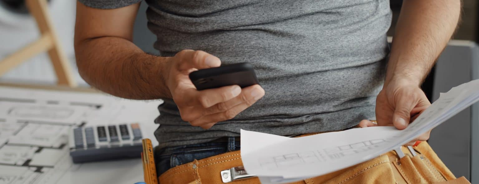 construction app - header