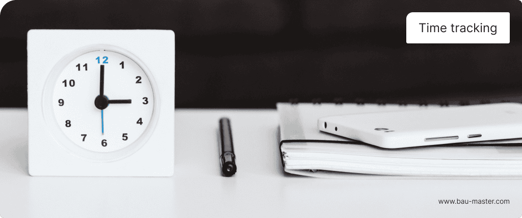 construction app - time tracking