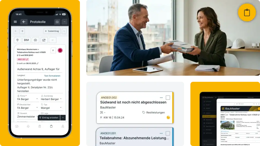 Bauabnahmeprotokoll