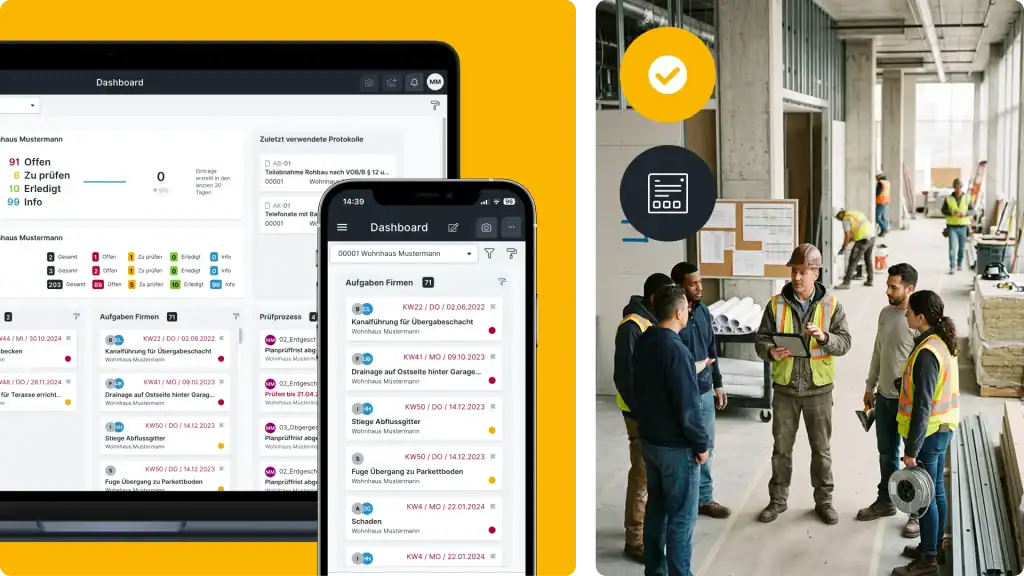 BauMaster App & Software für Bauunternehmen